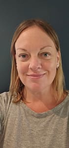 Elizabeth Paterson face with blue background
