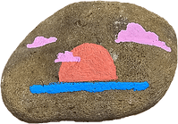 Sunset establishing calm in therapy